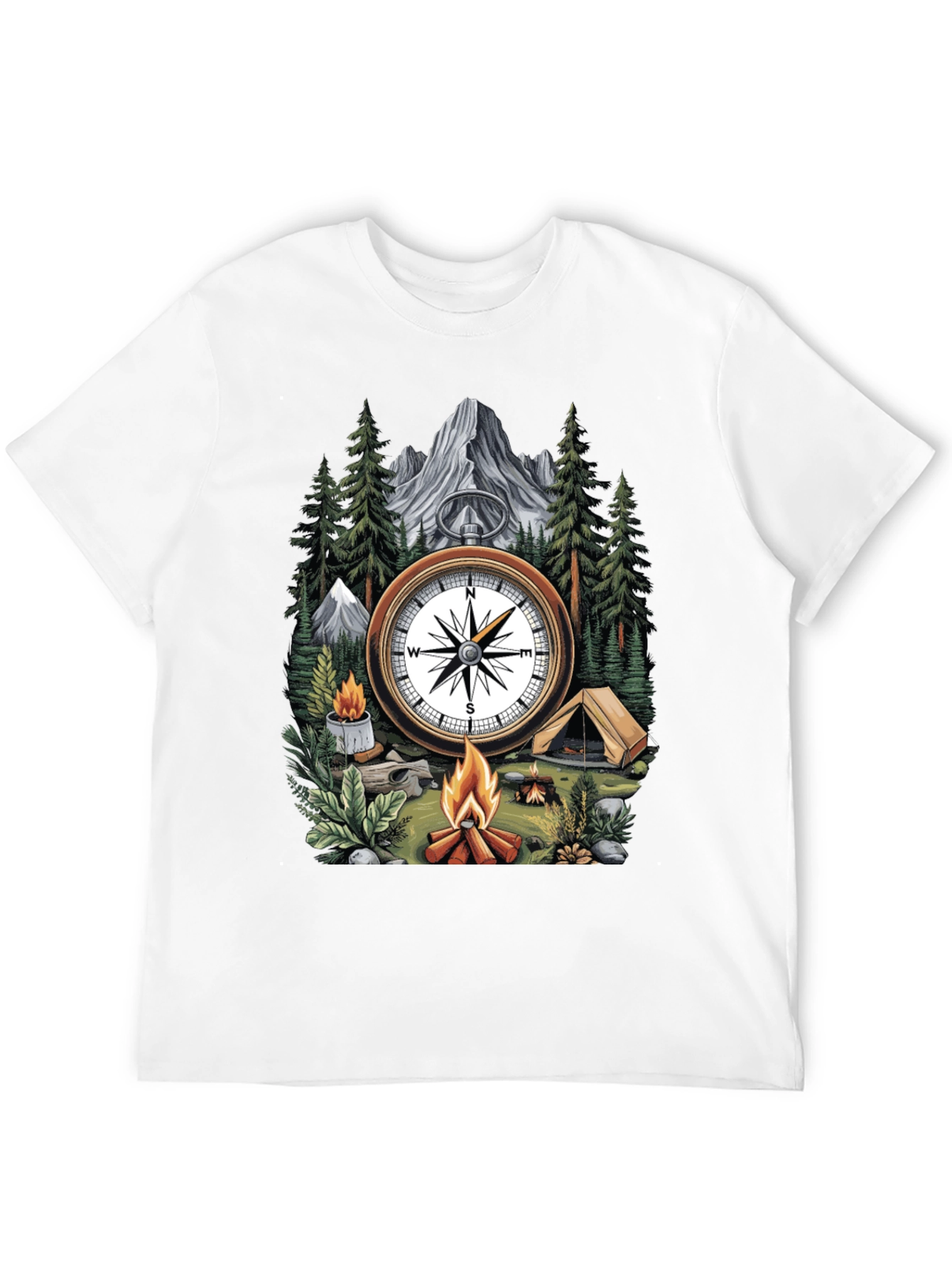 Adventure Compass Camping T-Shirt