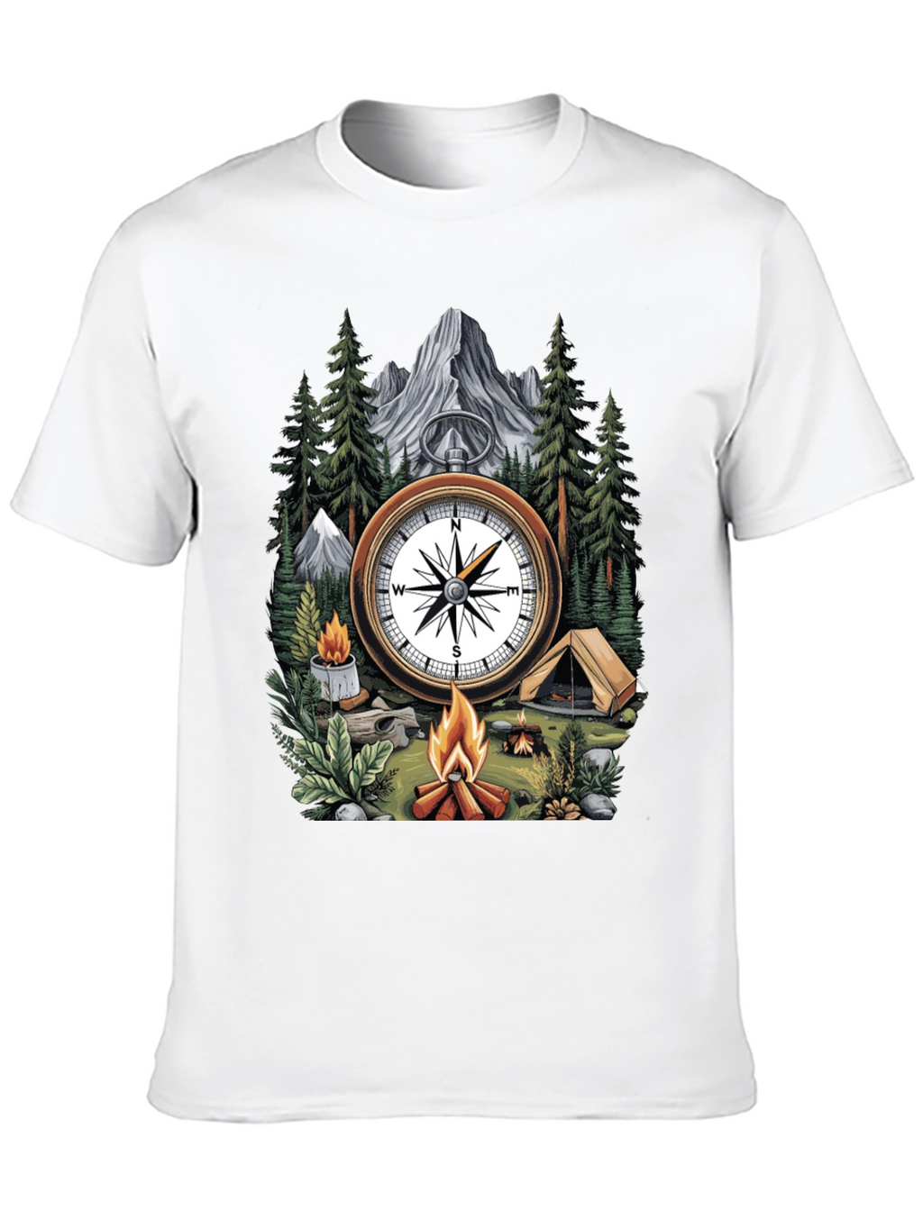 Adventure Compass Camping T-Shirt
