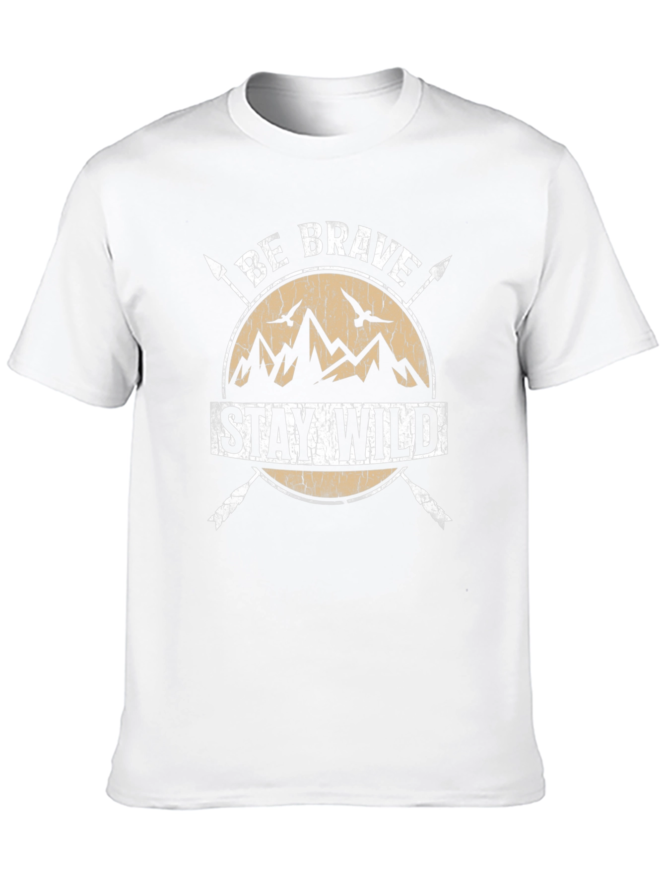 Be Brave Stay Wild Graphic Tee - Adventure Shirt