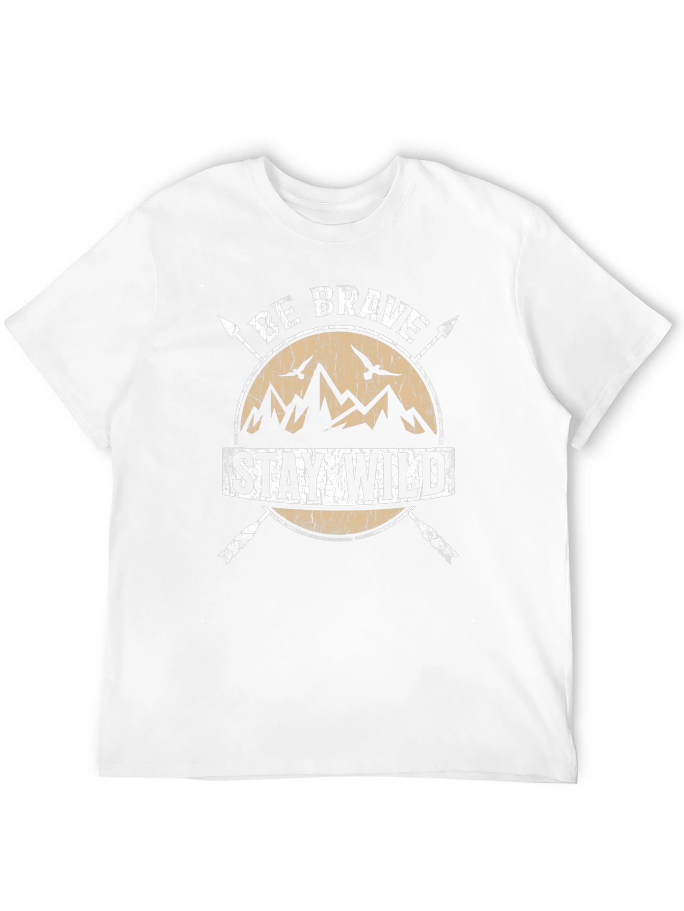 Be Brave Stay Wild Graphic Tee - Adventure Shirt