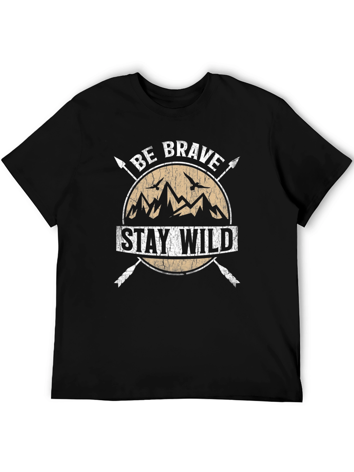 Be Brave Stay Wild Graphic Tee - Adventure Shirt