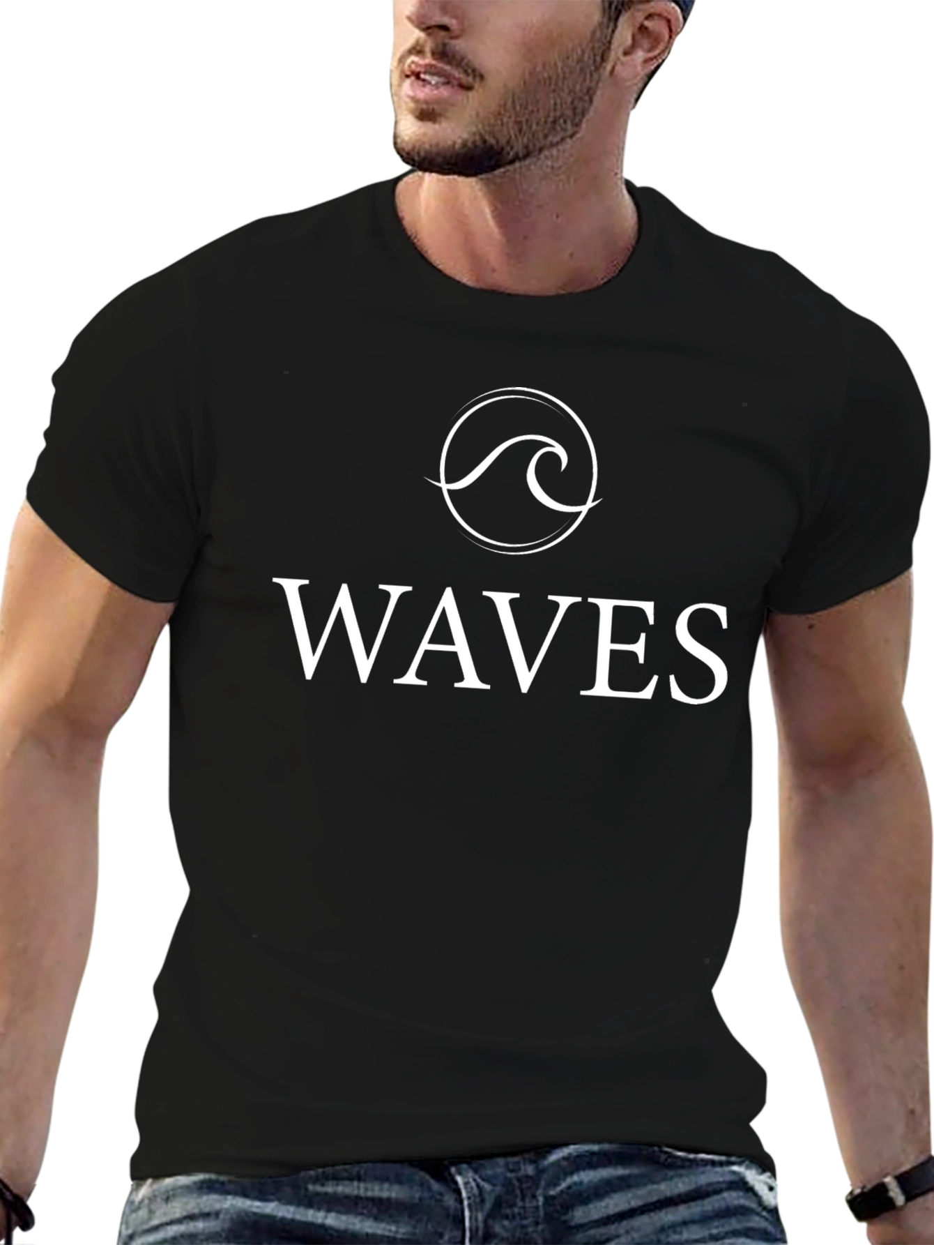 Waves Graphic Tee - Classic Comfort & Style
