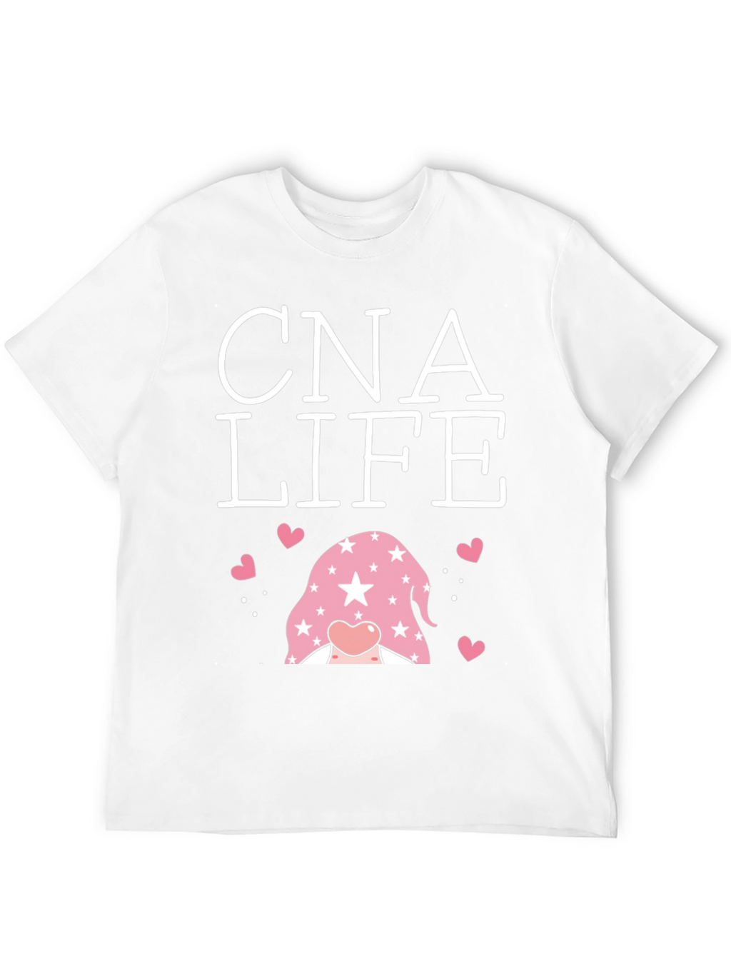 CNA Life Gnome Heart T-Shirt - Black