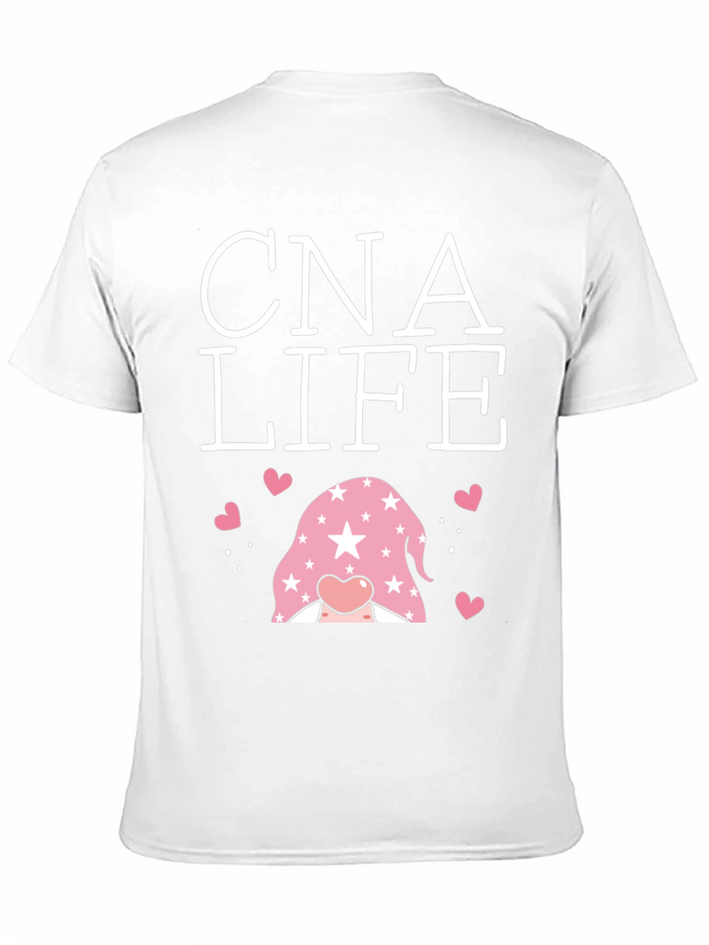 CNA Life Gnome Heart T-Shirt - Black