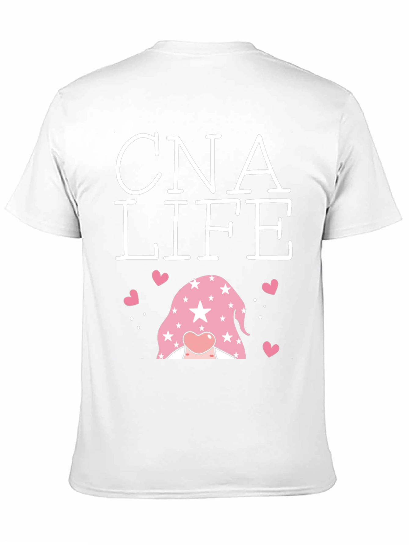 CNA Life Gnome Heart T-Shirt - Black