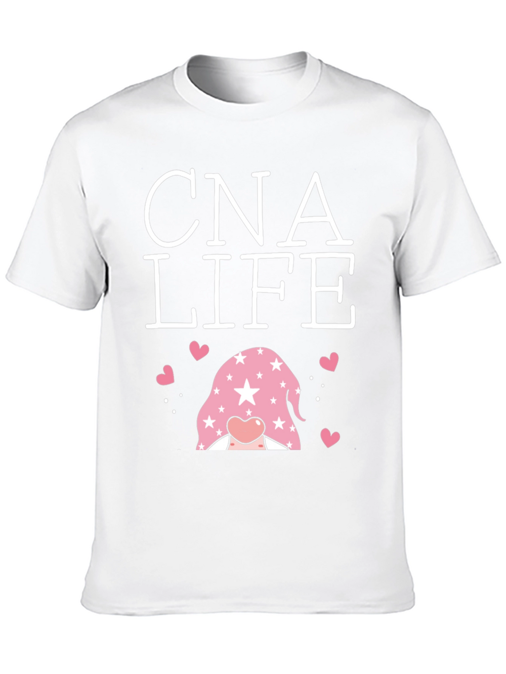 CNA Life Gnome Heart T-Shirt - Black