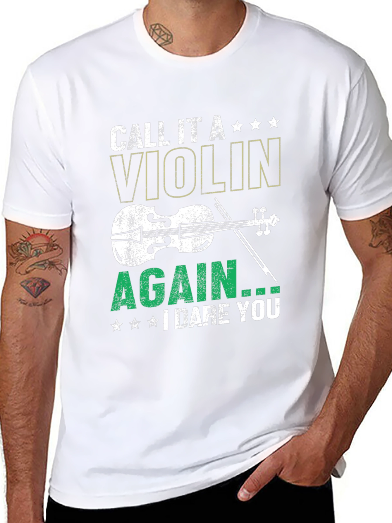 Call It a Violin Again T-Shirt: Musician Humor Tee