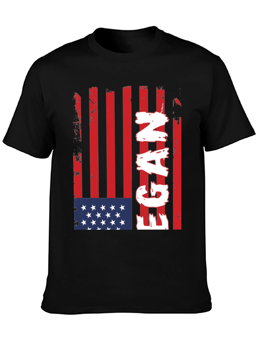 Egan American Flag Graphic T-Shirt