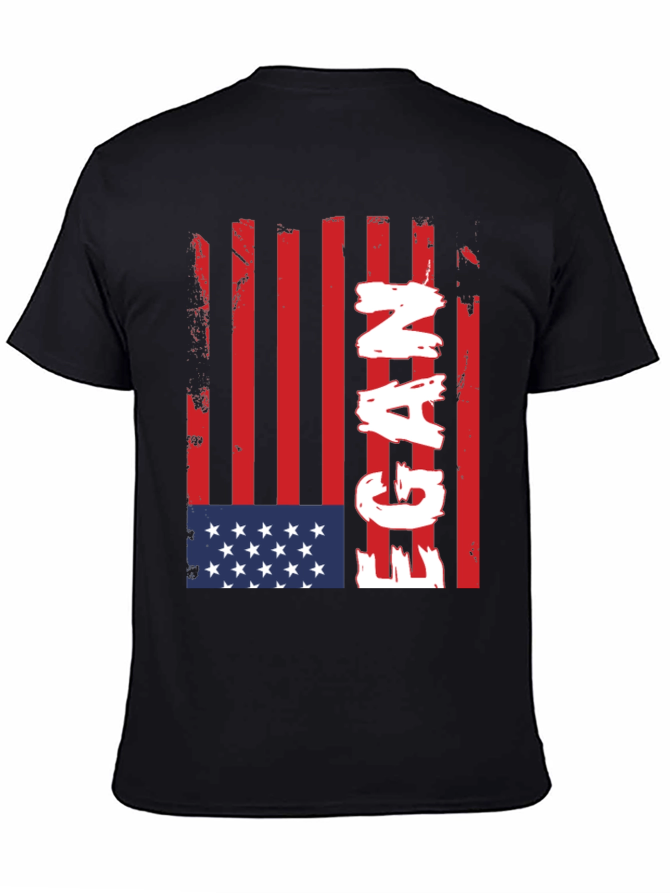 Egan American Flag Graphic T-Shirt
