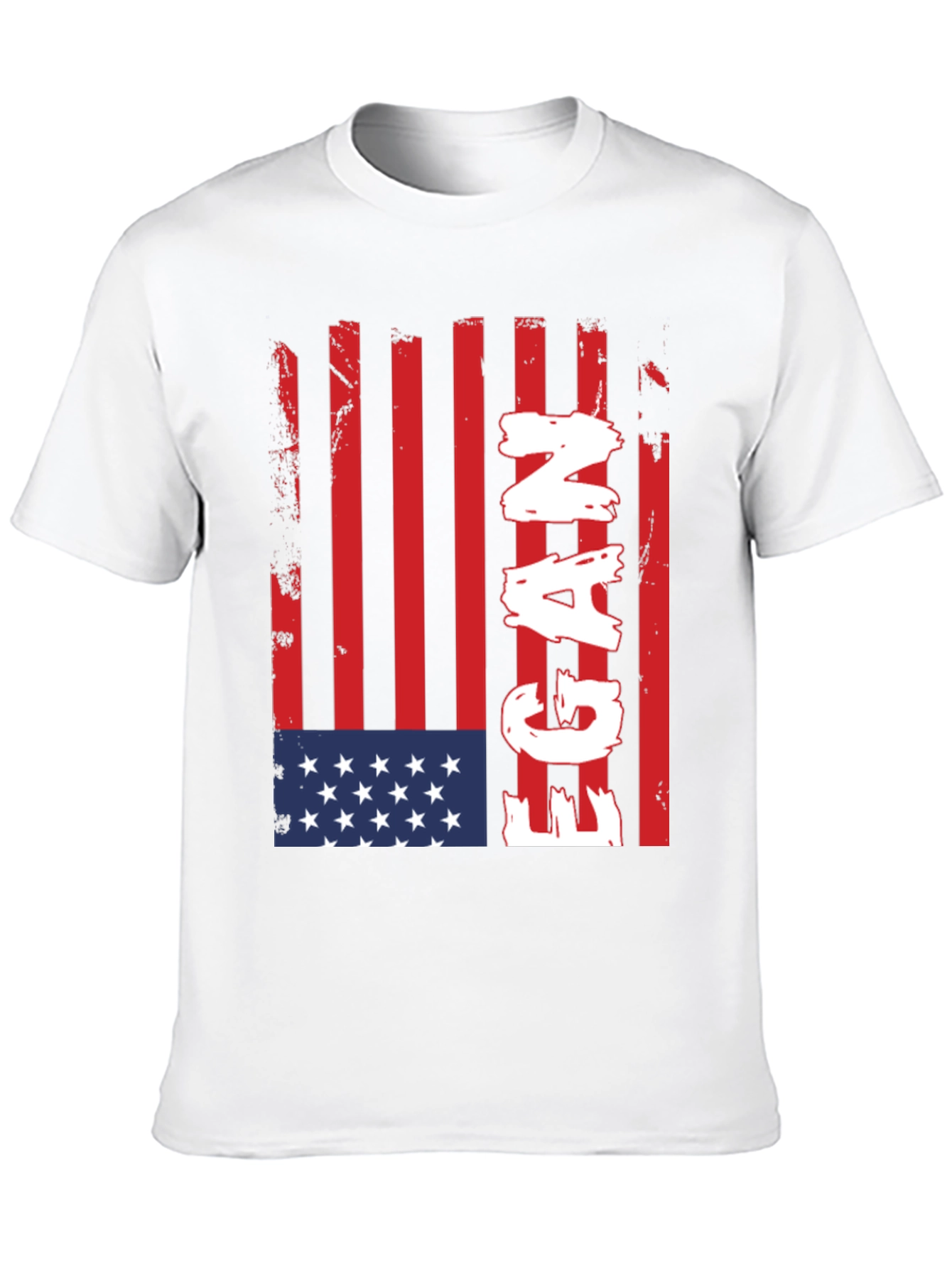 Egan American Flag Graphic T-Shirt