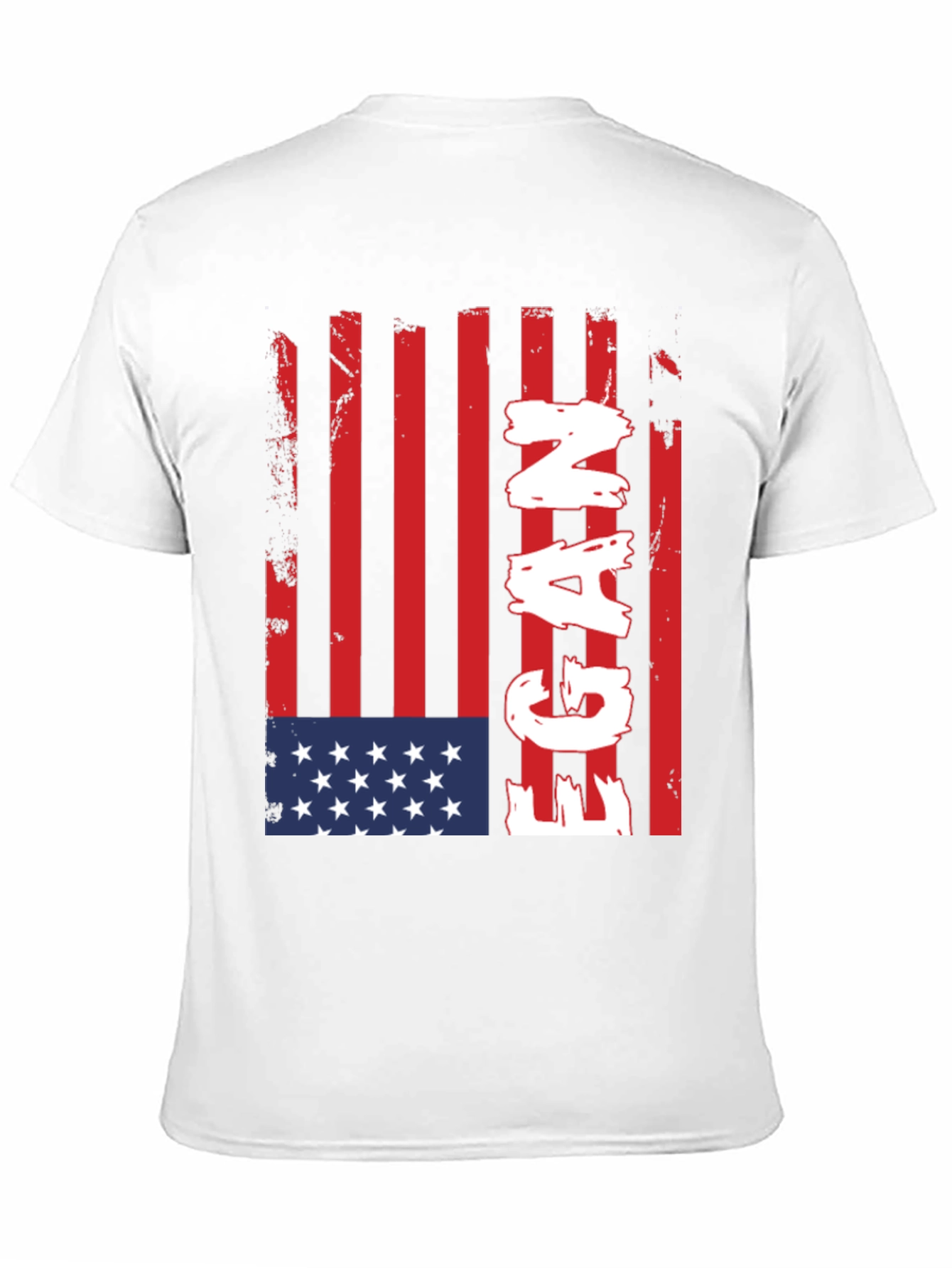Egan American Flag Graphic T-Shirt