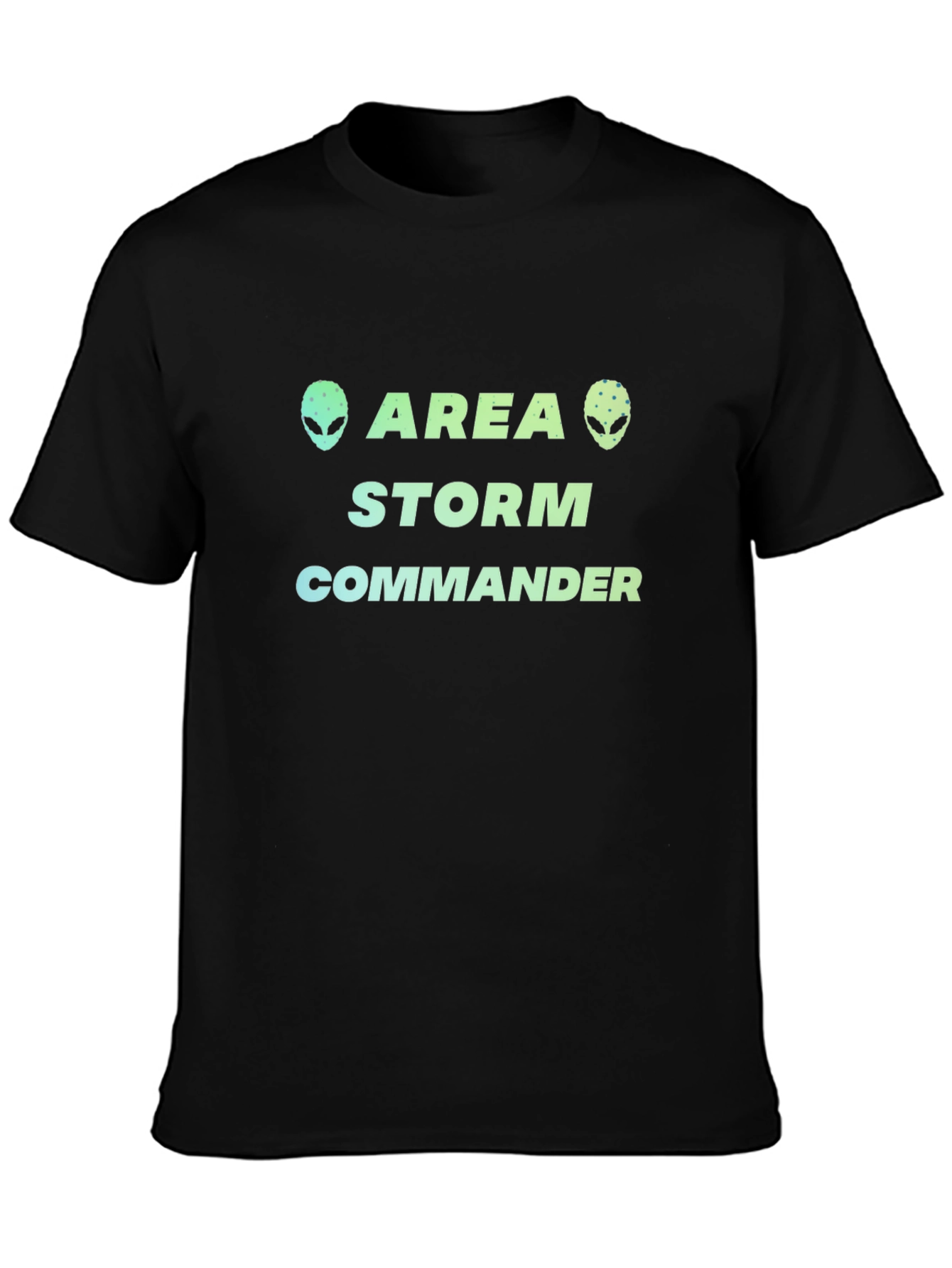 Area Storm Commander T-Shirt - Alien Design