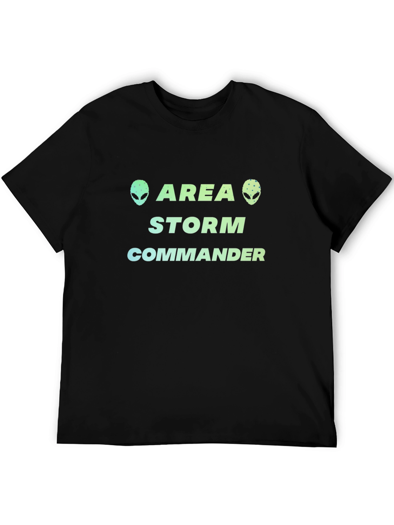 Area Storm Commander T-Shirt - Alien Design