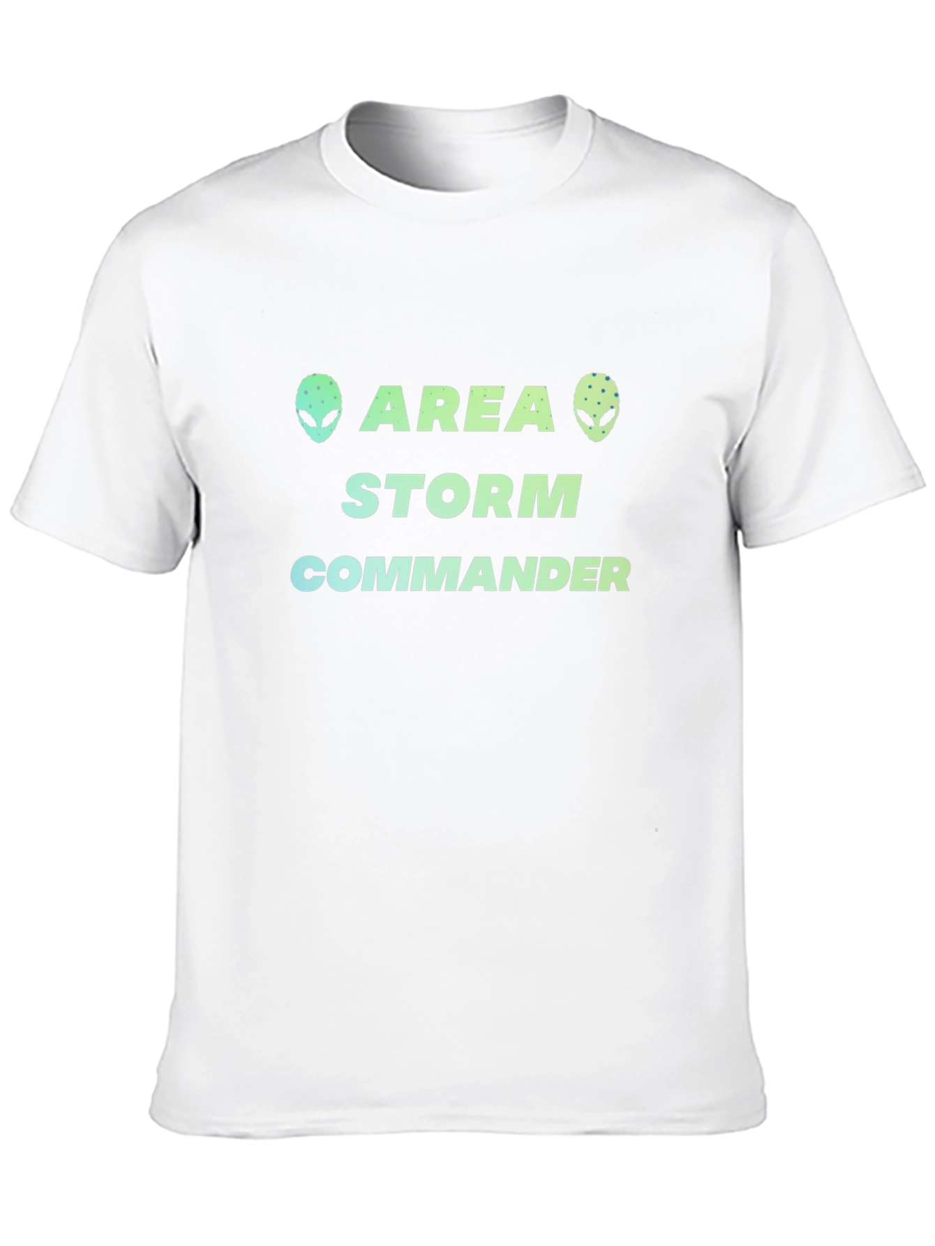 Area Storm Commander T-Shirt - Alien Design