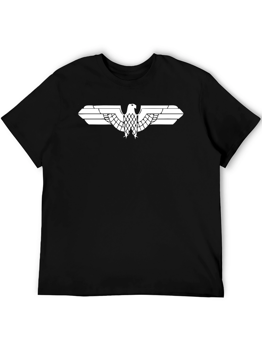 Black T-Shirt with Eagle Design