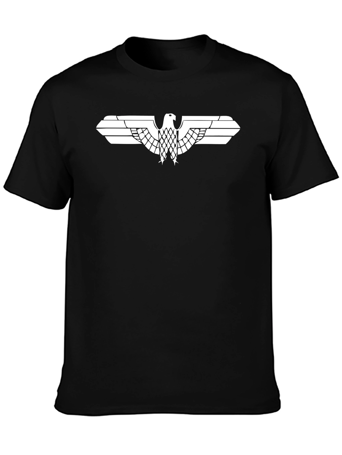 Black T-Shirt with Eagle Design