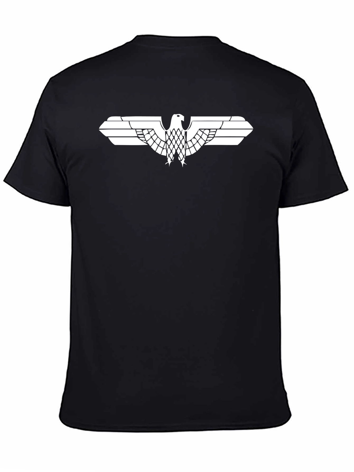 Black T-Shirt with Eagle Design