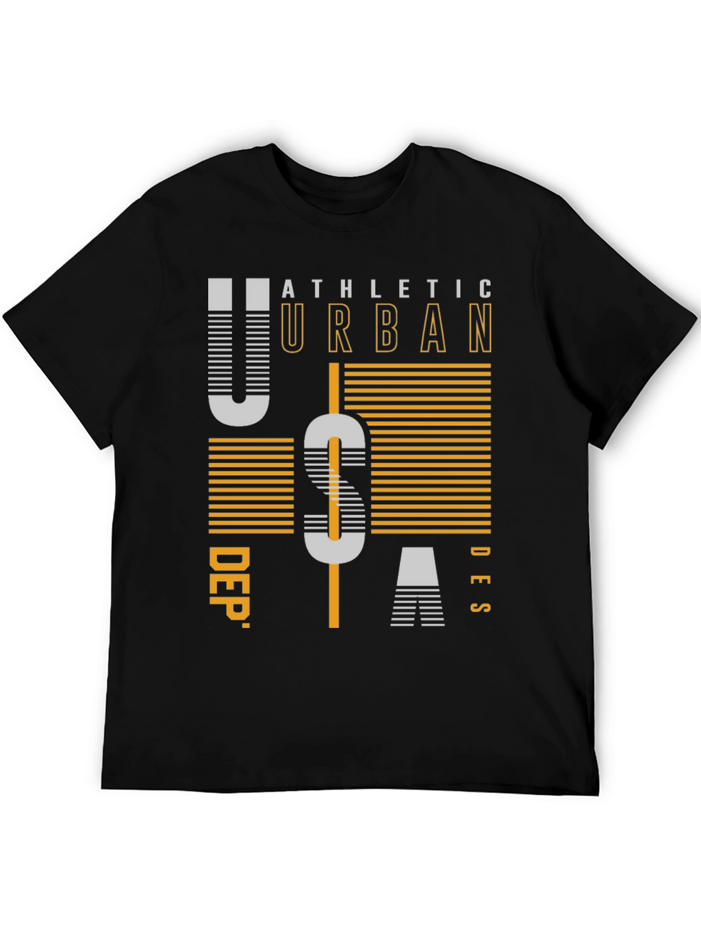 Athletic Urban USA Graphic Print T-Shirt