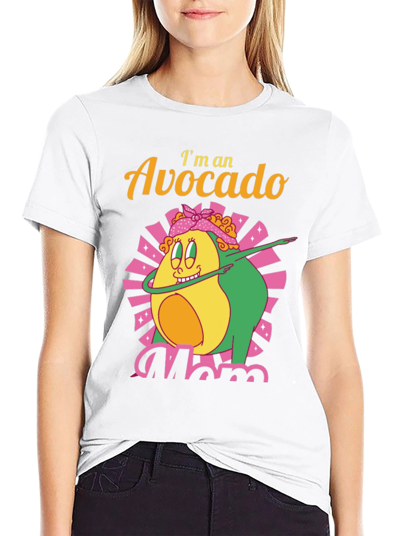 Avocado Mom Graphic T-Shirt - Fun & Stylish!