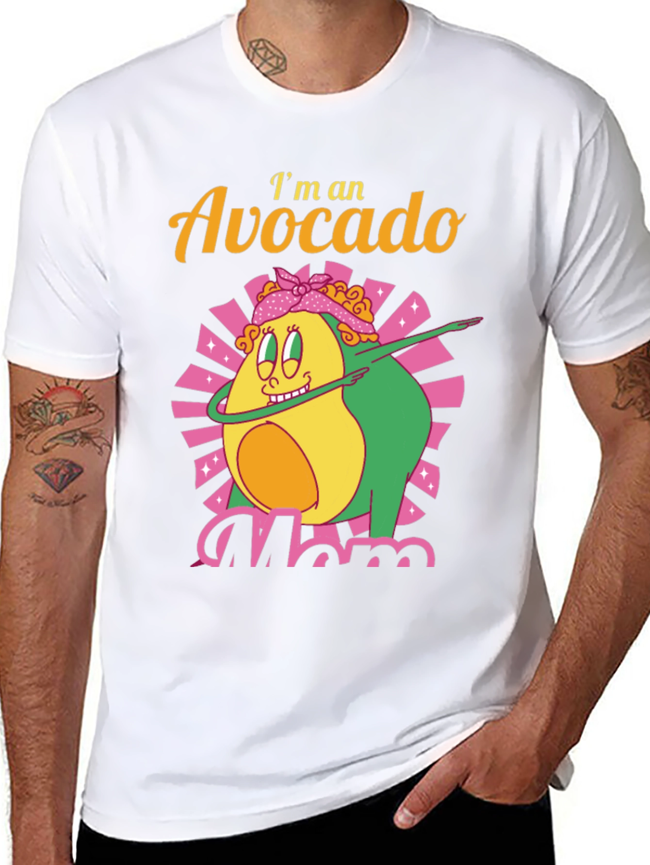 Avocado Mom Graphic T-Shirt - Fun & Stylish!