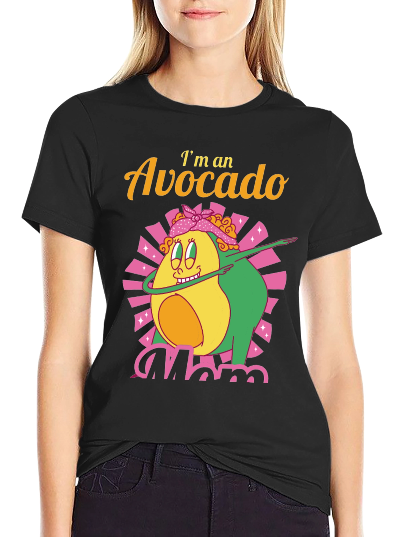 Avocado Mom Graphic T-Shirt - Fun & Stylish!