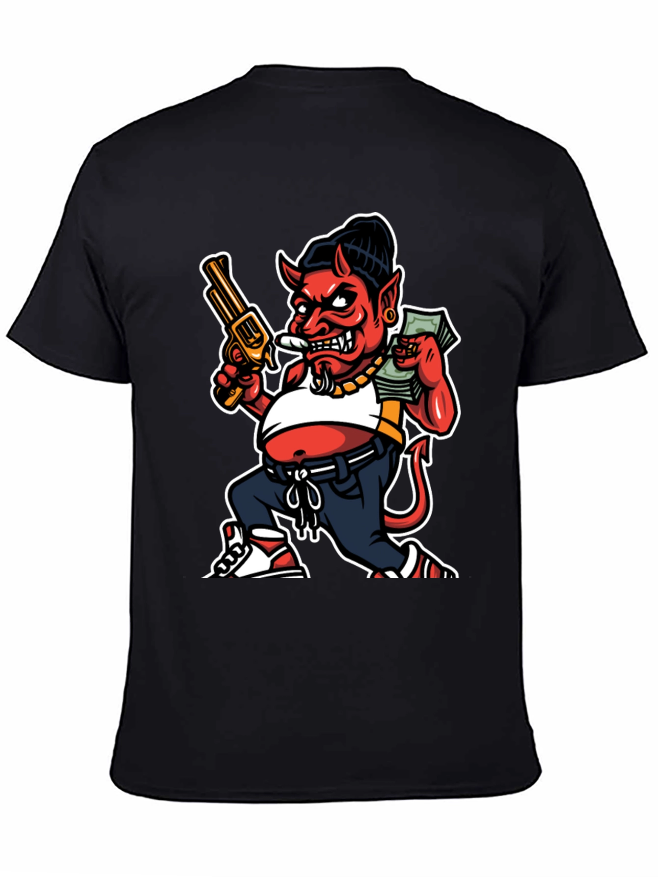 Devil Cartoon Graphic Tee