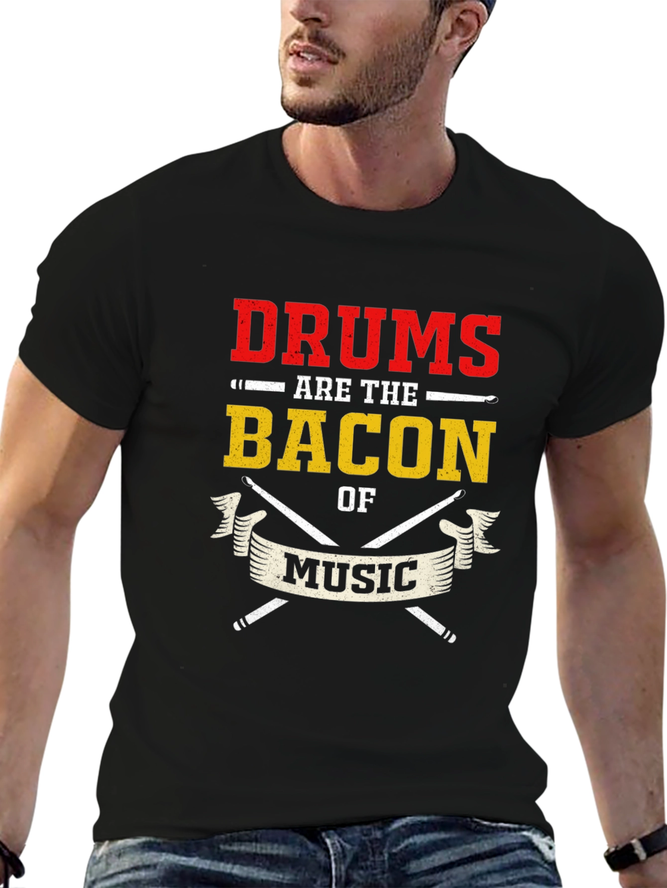 Drums are the Bacon of Music T-Shirt