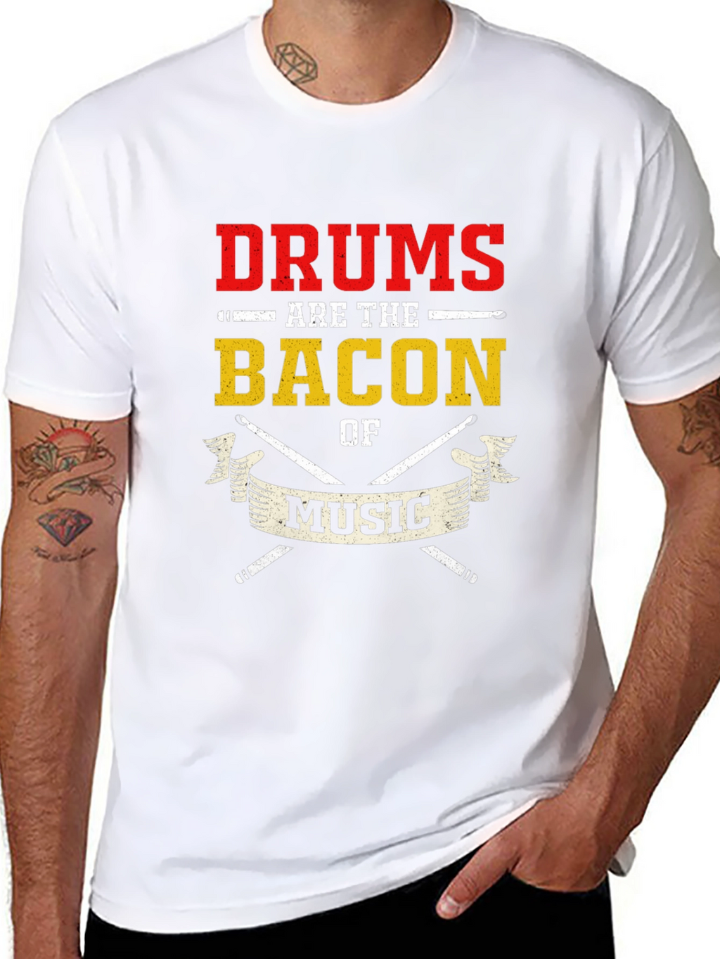 Drums are the Bacon of Music T-Shirt