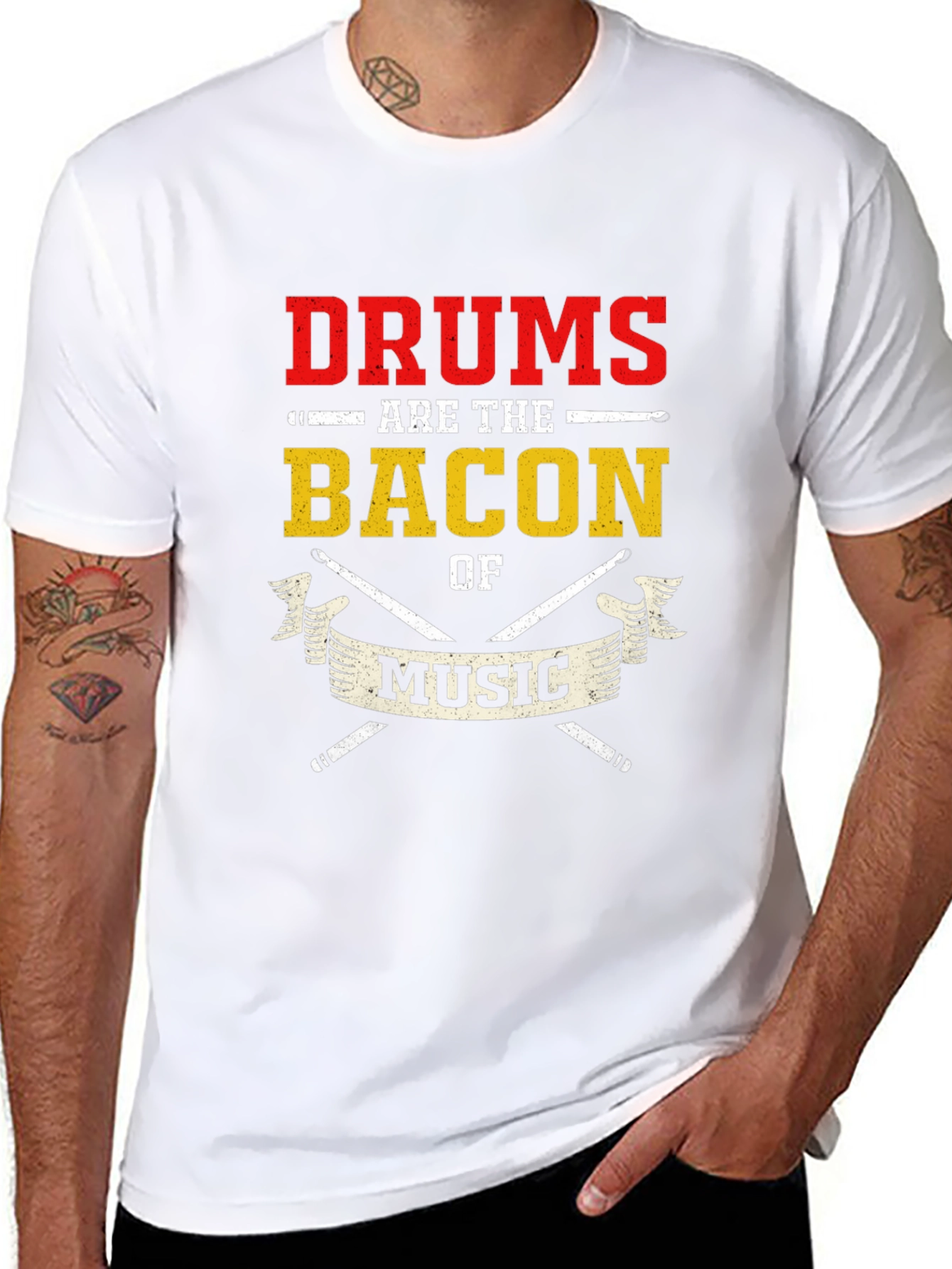 Drums are the Bacon of Music T-Shirt