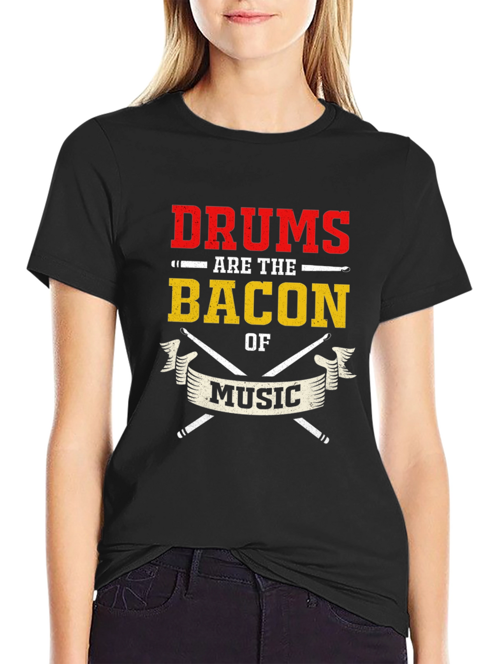 Drums are the Bacon of Music T-Shirt