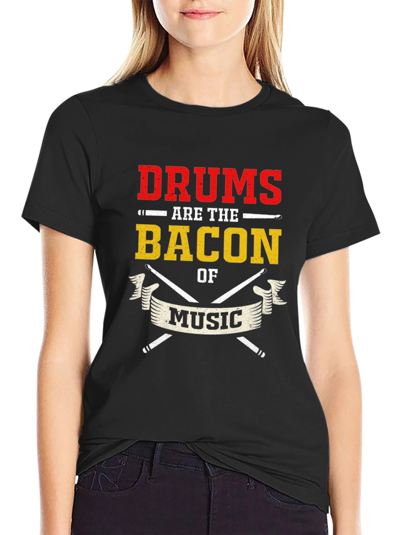 Drums are the Bacon of Music T-Shirt