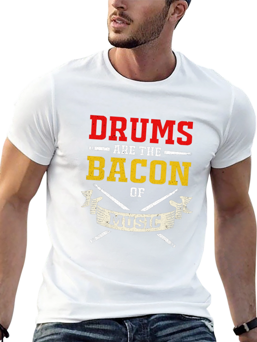 Drums are the Bacon of Music T-Shirt