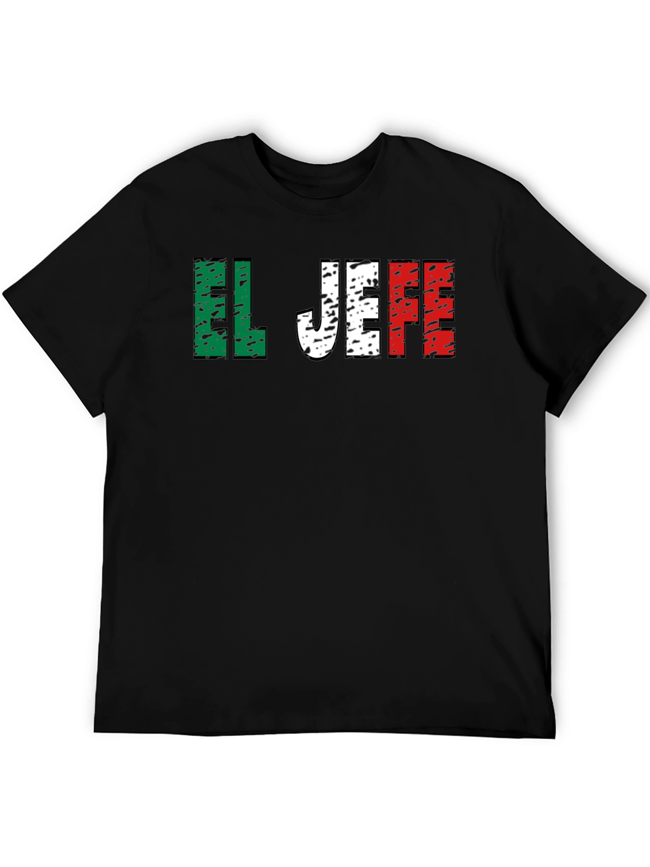 El Jefe T-Shirt - Mexican Flag Colors