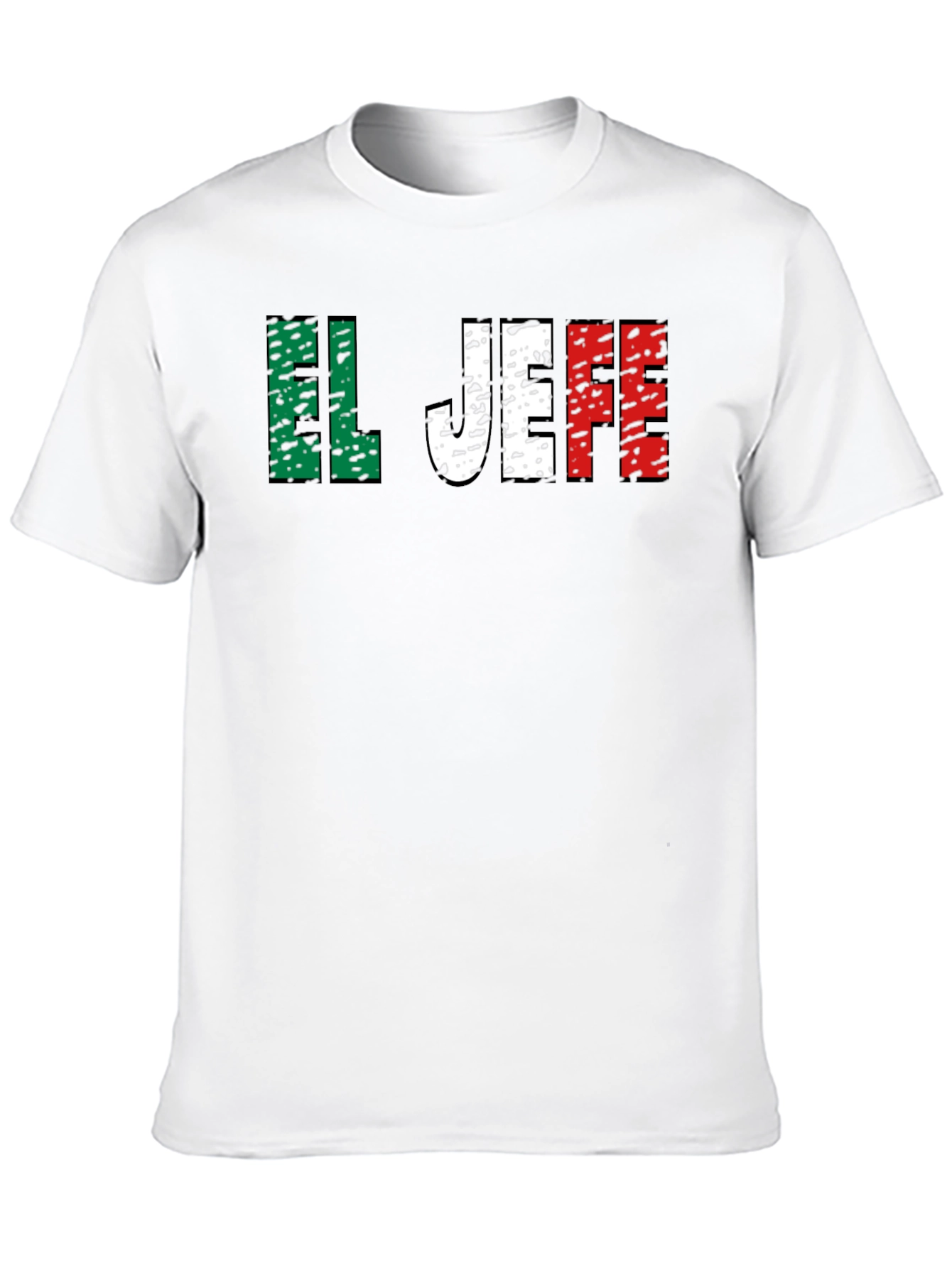 El Jefe T-Shirt - Mexican Flag Colors