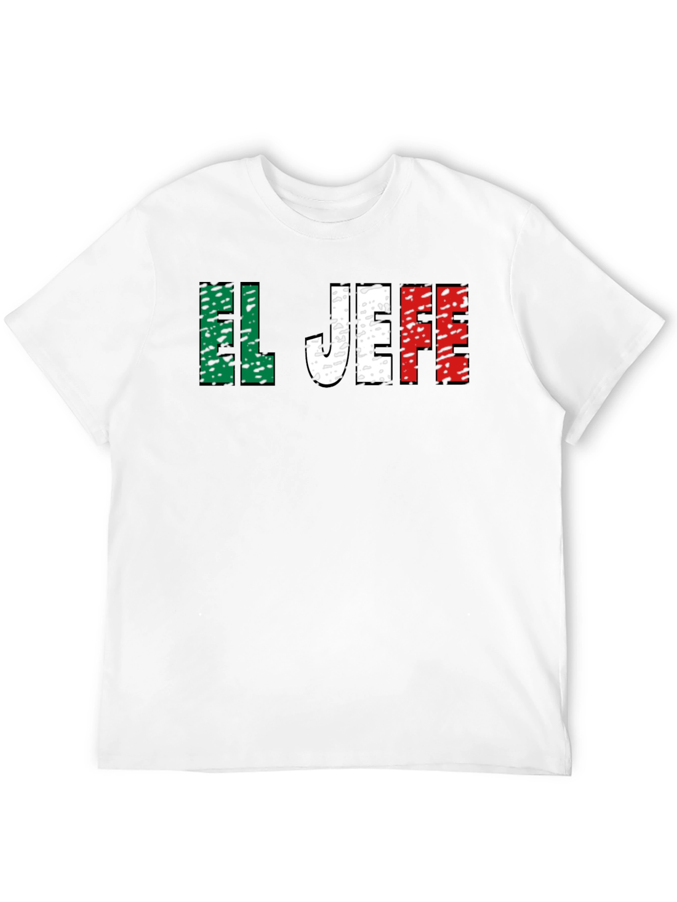 El Jefe T-Shirt - Mexican Flag Colors
