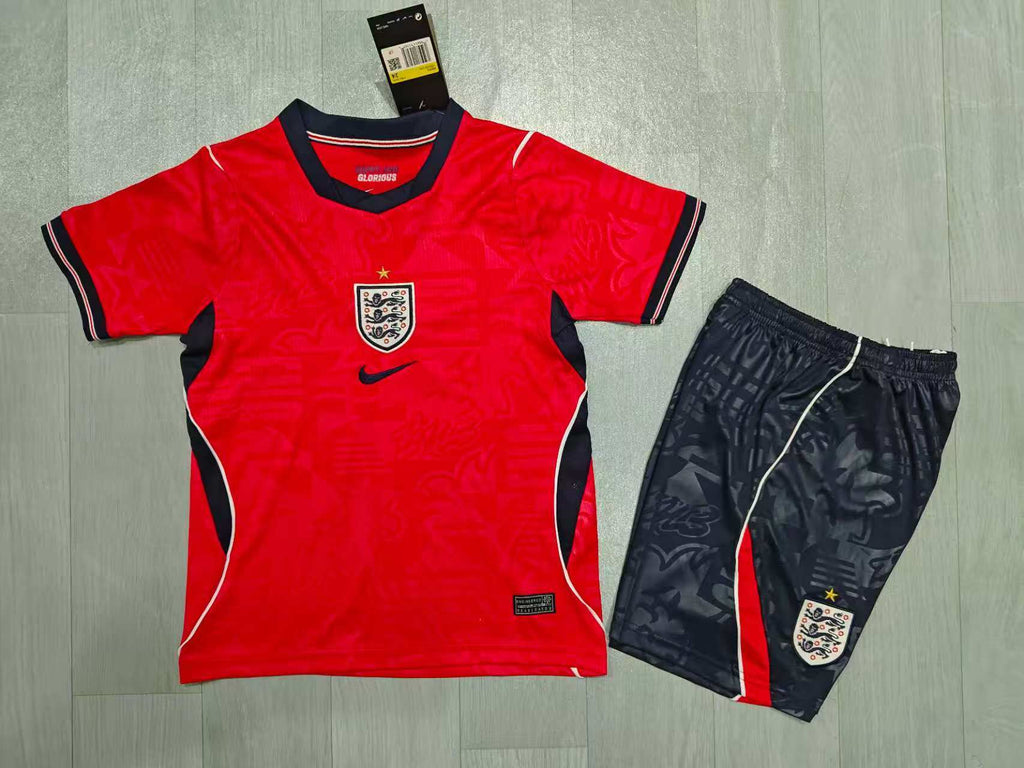 KIDS England  Away Kit – Red St. George's Pattern