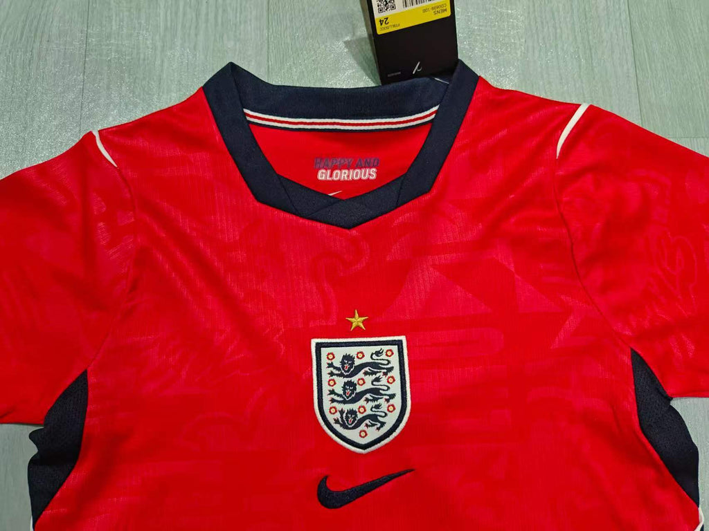 KIDS England  Away Kit – Red St. George's Pattern