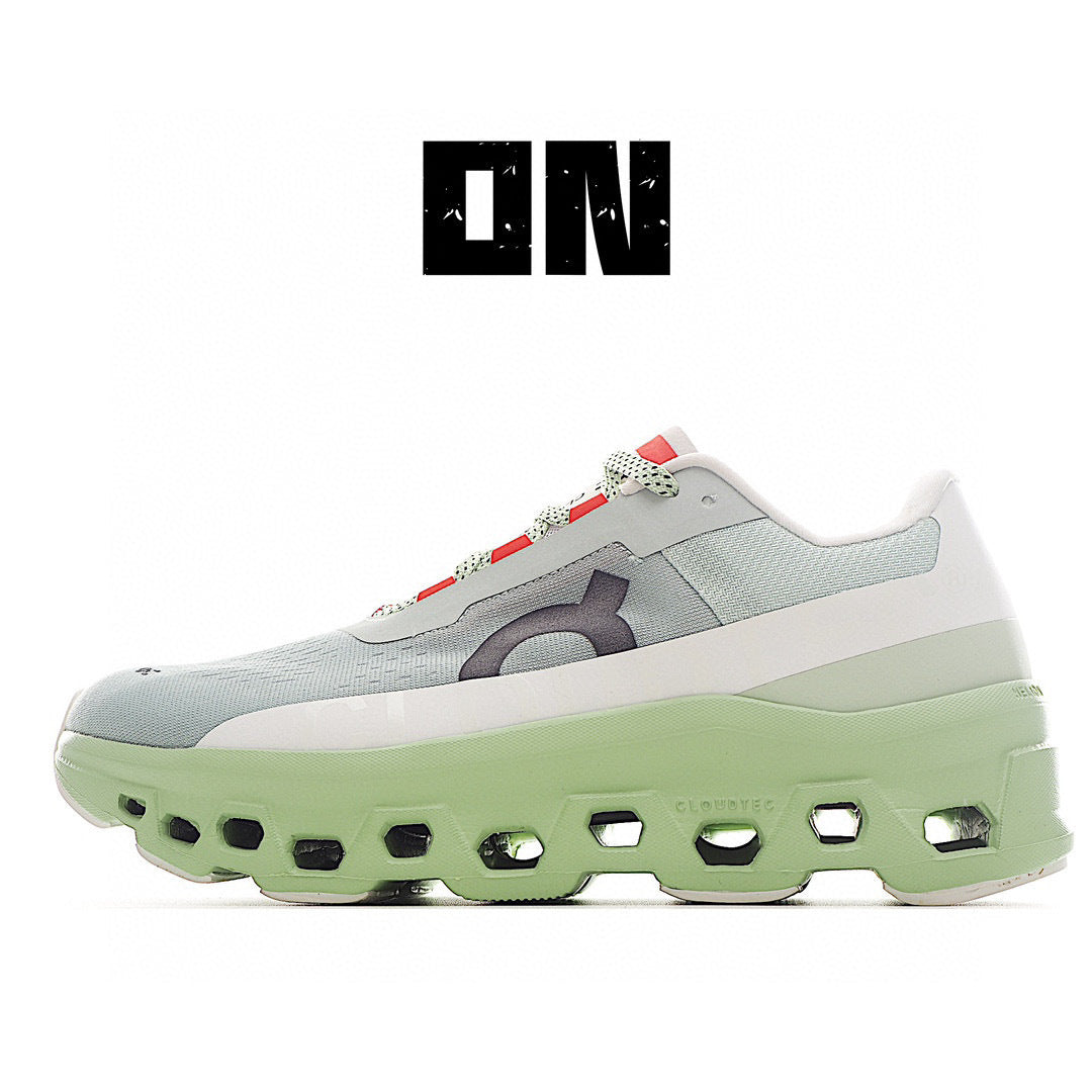 On Running Cloudmonster Sneakers Macaron Green