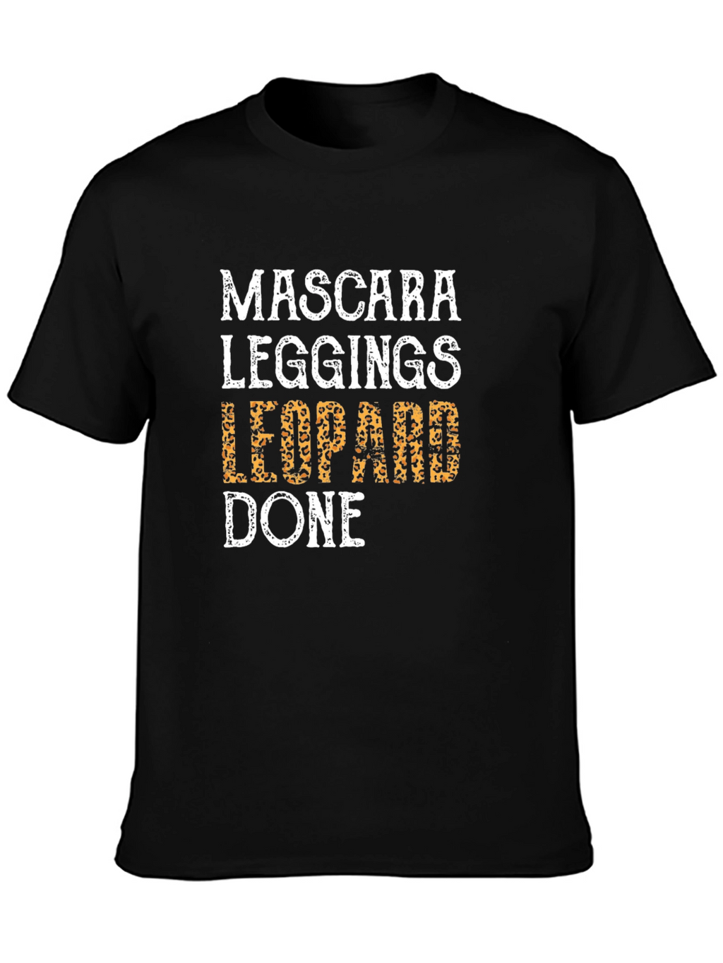 Mascara Leggings Leopard Done Graphic Tee