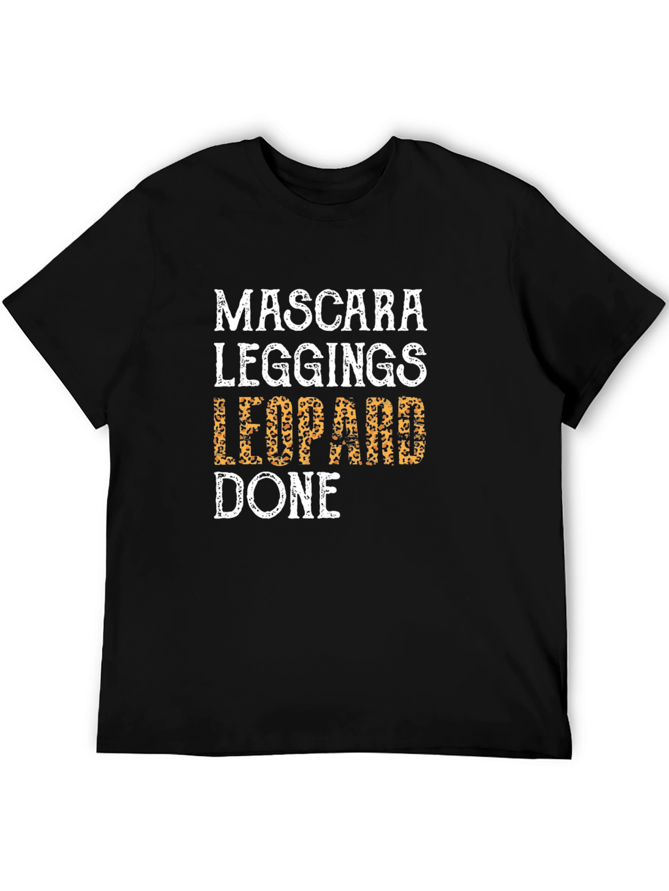 Mascara Leggings Leopard Done Graphic Tee
