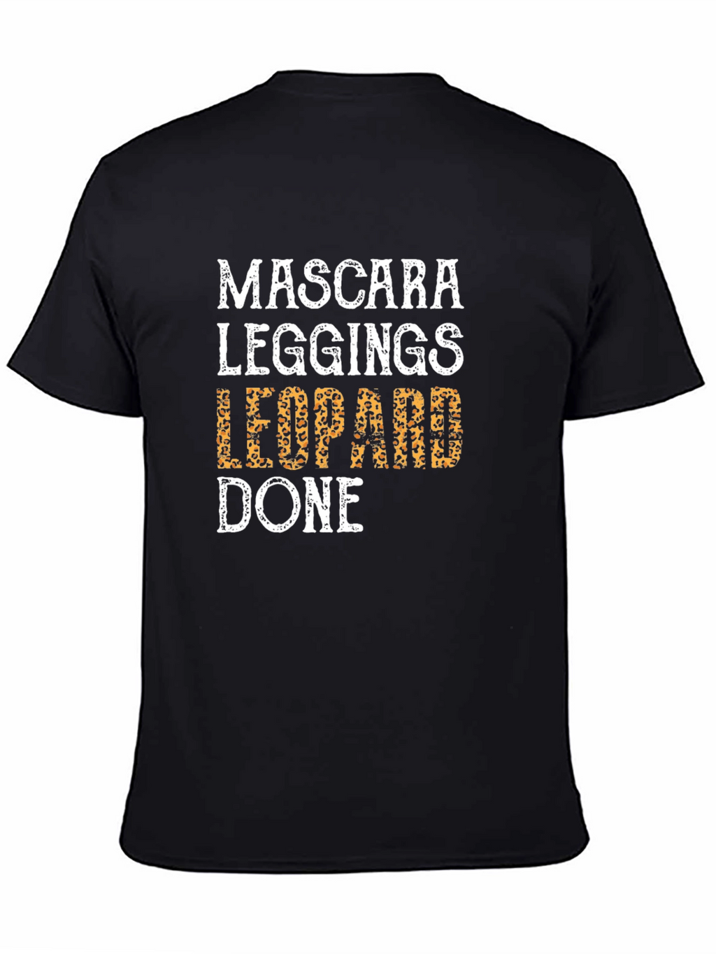 Mascara Leggings Leopard Done Graphic Tee