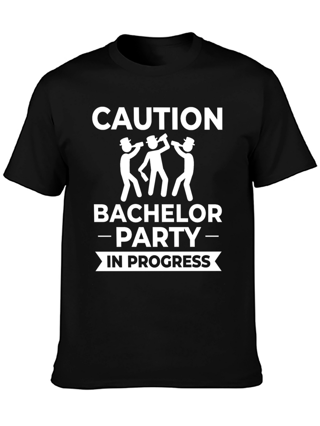 Caution Bachelor Party In Progress T-Shirt