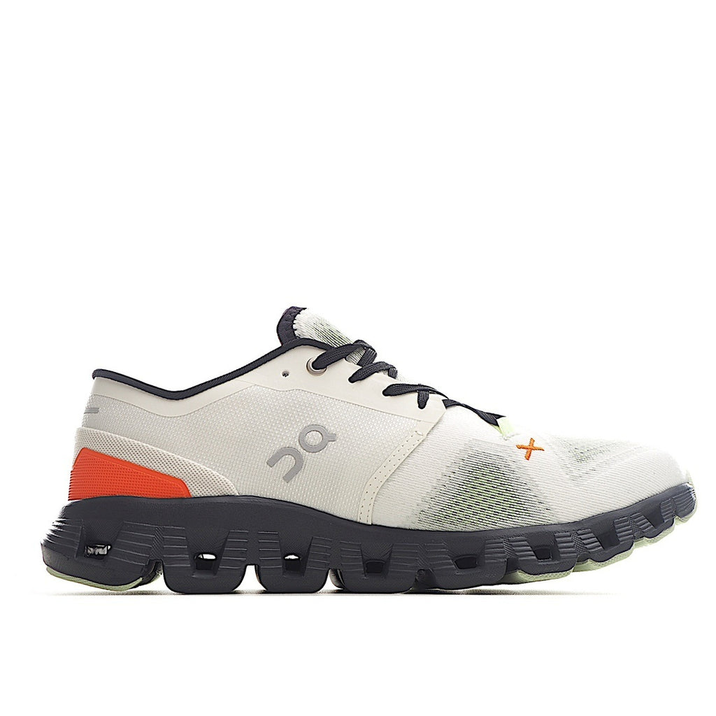 On Cloud X3 Running Shoes White-orange-green