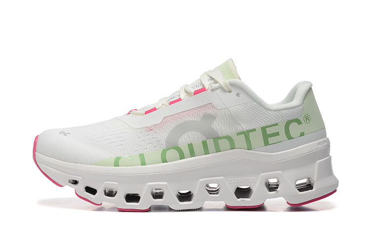 On Running Cloudmonster Sneakers Grass green-white