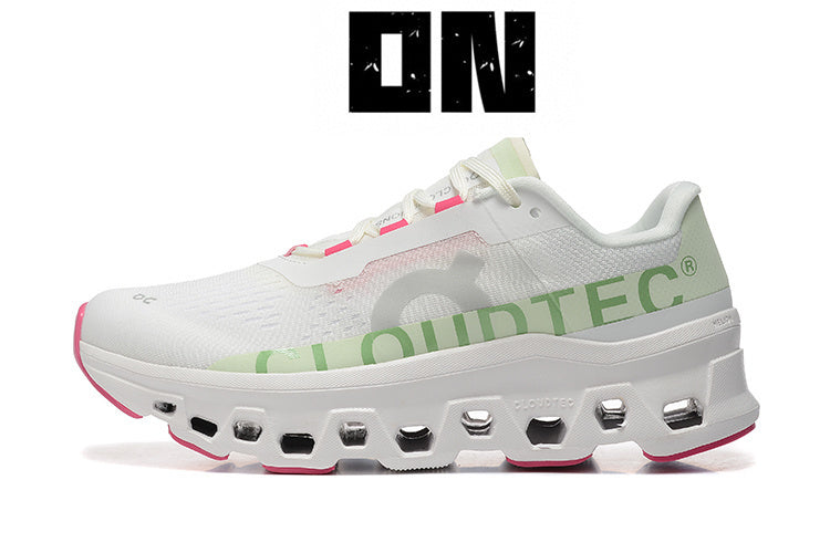 On Running Cloudmonster Sneakers Grass green-white