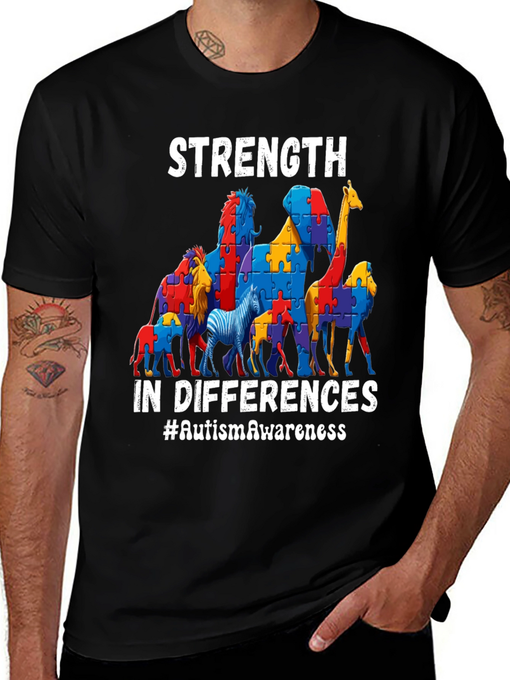 Autism Awareness Strength T-Shirt
