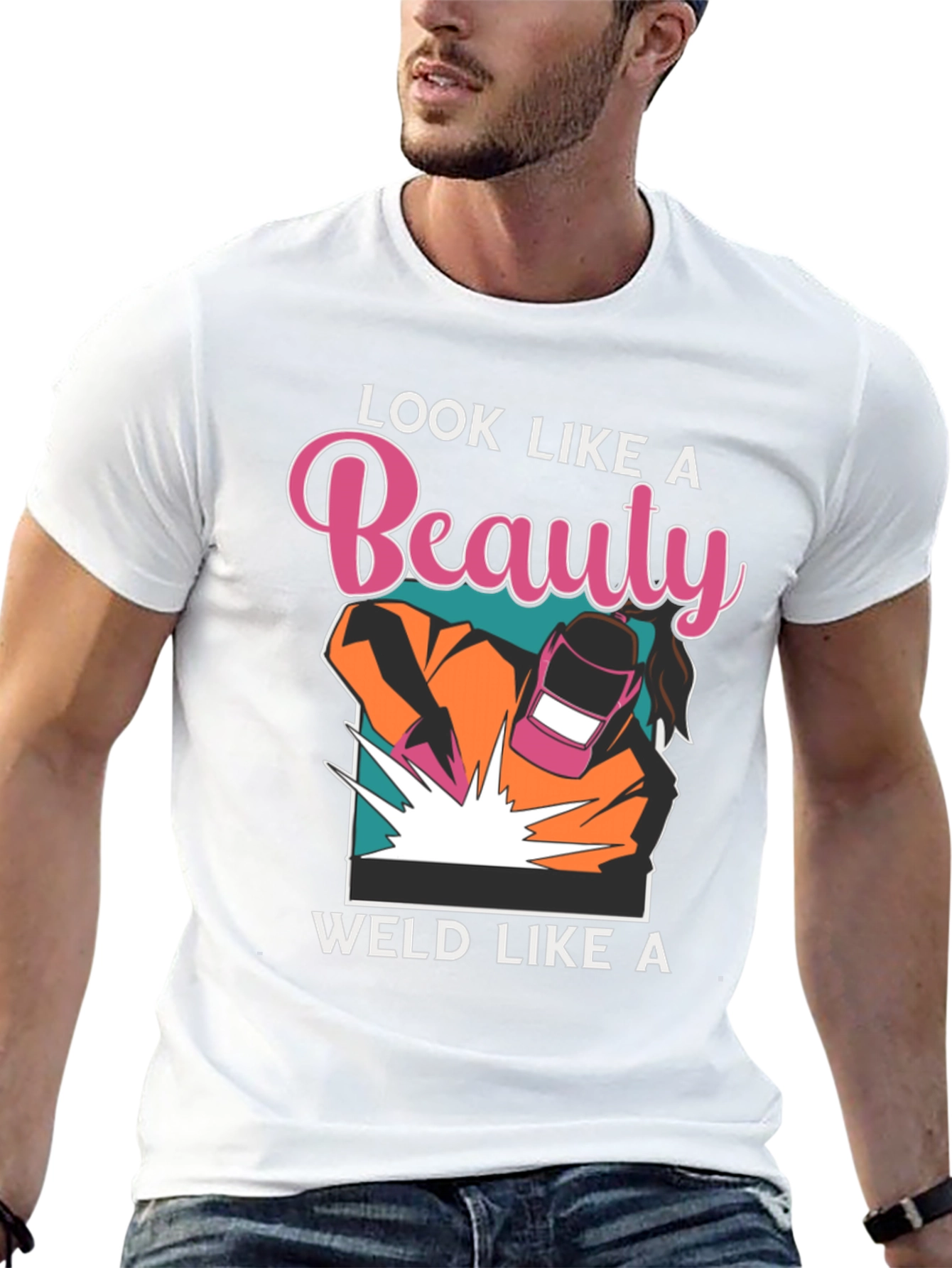 Beauty Weld Graphic Tee - For Women Welders