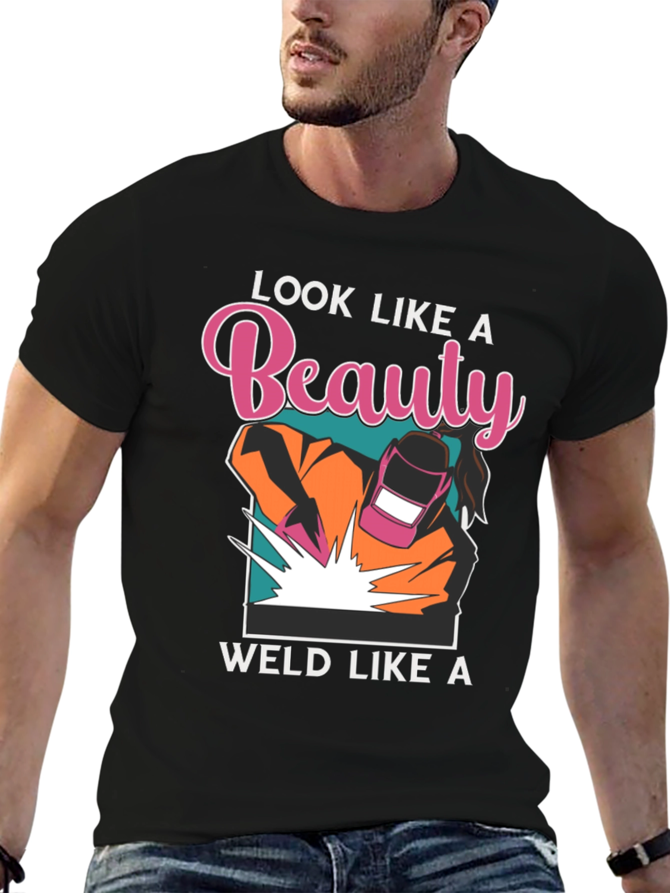 Beauty Weld Graphic Tee - For Women Welders