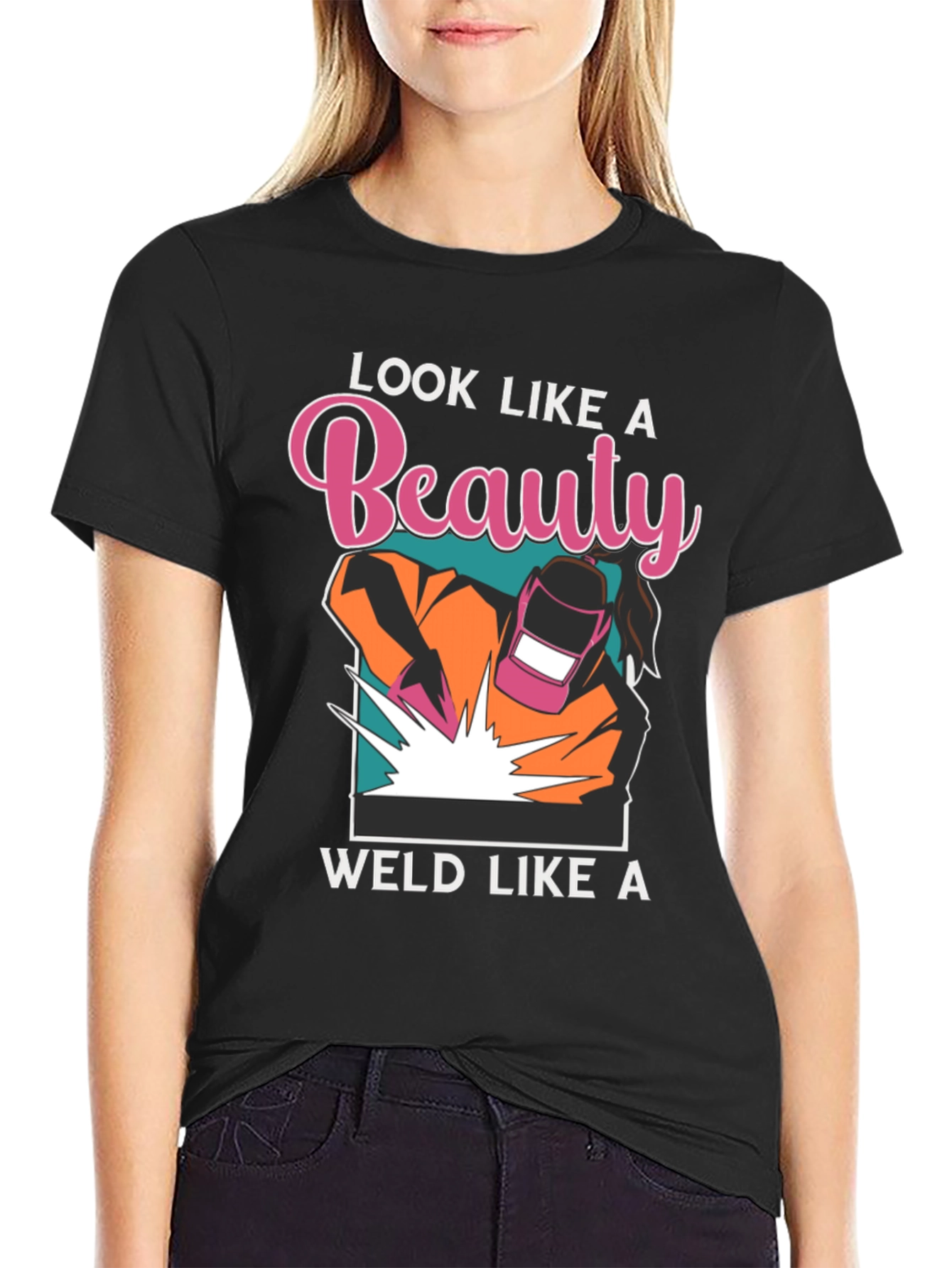 Beauty Weld Graphic Tee - For Women Welders