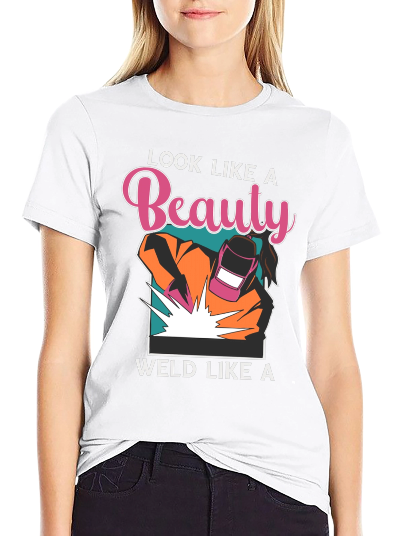 Beauty Weld Graphic Tee - For Women Welders